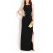 Sheath Long Black Mother of the Bride Dresses M010042