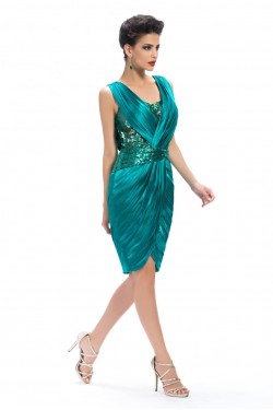 Sheath Sequins Mother of the Bride Dresses M010043