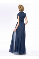A-Line Deep V-Neck Cap-Sleeve Long Chiffon Mother of the Bride Dresses M010058 A-Line Deep V-Neck Cap-Sleeve Long Chiffon Mother of the Bride Dresses M010058