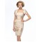 Short Strapless Lace and Satin Mother of the Bride Dresses with A Jacket M010067