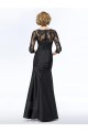 Trumpet/Mermaid V-Neck Long Black Mother of the Bride Dresses M010073 Trumpet/Mermaid V-Neck Long Black Mother of the Bride Dresses M010073