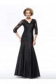 Trumpet/Mermaid V-Neck Long Black Mother of the Bride Dresses M010073 Trumpet/Mermaid V-Neck Long Black Mother of the Bride Dresses M010073