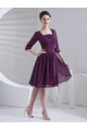A-Line Half Sleeve Short Mother of the Bride Dresses M010082
