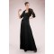 A-Line Sweetheart Long Black Mother of the Bride Dresses with A Jacket M010086