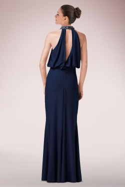 Trumpet/Mermaid Beaded Long Chiffon Mother of the Bride Dresses M010088