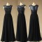 A-Line Beaded Applique Long Chiffon Mother of the Bride Dresses M010097