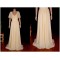 A-Line V-Neck Beaded Applique Long Chiffon Mother of the Bride Dresses M010101
