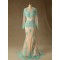 Trumpet/Mermaid Long Sleeve Beaded Applique Long Mother of the Bride Dresses M010104