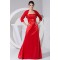 3/4 Sleeve Strapless A-Line Floor-Length Mother of the Bride Dresses with A Lace Jacket 2040001