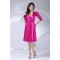 Beading Knee-Length Silk like Satin Sheath/Column Mother of the Bride Dresses 2040012