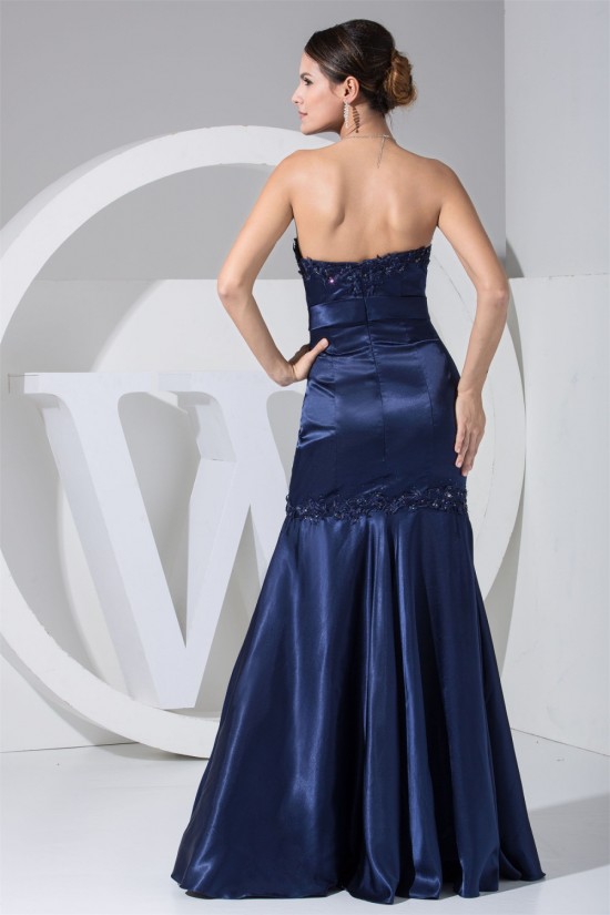 Mermaid/Trumpet Beading Sleeveless Strapless Mother of the Bride Dresses 2040015