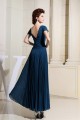 Beading Short Ankle-Length V-Neck Chiffon Silk like Satin Mother of the Bride Dresses 2040017