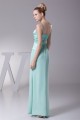 Chiffon Silk like Satin 3/4 Sleeve Straps Mother of the Bride Dresses 2040029