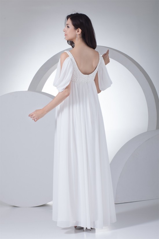 Cystal Floor-Length Sweetheart Satin Chiffon Mother of the Bride Dresses 2040036