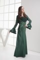 Floor-Length Spaghetti Straps Ruched Long Sleeves Mother of the Bride Dresses 2040041