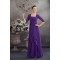 Elegant Half Elbow Length Floor-Length Square Chiffon Long Mother of the Bride Dresses 2040044