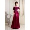 A-Line Half Elbow Length Off-the-Shoulder Mother of the Bride Dresses 2040045