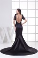 High-Neck Satin Organza Ruched Brush Sweep Train Backless Mother of the Bride Dresses 2040047 High-Neck Satin Organza Ruched Brush Sweep Train Backless Mother of the Bride Dresses 2040047