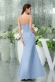 Mermaid/Trumpet Criss Cross Strapless Satin Mother of the Bride Dresses with A 3/4 Sleeve Jacket 2040054