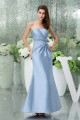 Mermaid/Trumpet Criss Cross Strapless Satin Mother of the Bride Dresses with A 3/4 Sleeve Jacket 2040054