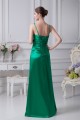 Sheath/Column Chiffon Silk like Satin V-Neck Mother of the Bride Dresses 2040072