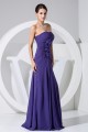 A-Line Strapless Sleeveless Ruffles Chiffon Mother of the Bride Dresses 2040095