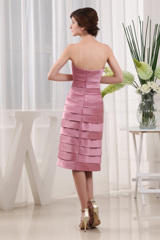 Sheath Sweetheart Knee-Length Satin Ruffles Mother of the Bride Dresses 2040098 Sheath Sweetheart Knee-Length Satin Ruffles Mother of the Bride Dresses 2040098
