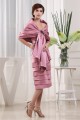 Sheath Sweetheart Knee-Length Satin Ruffles Mother of the Bride Dresses 2040098 Sheath Sweetheart Knee-Length Satin Ruffles Mother of the Bride Dresses 2040098