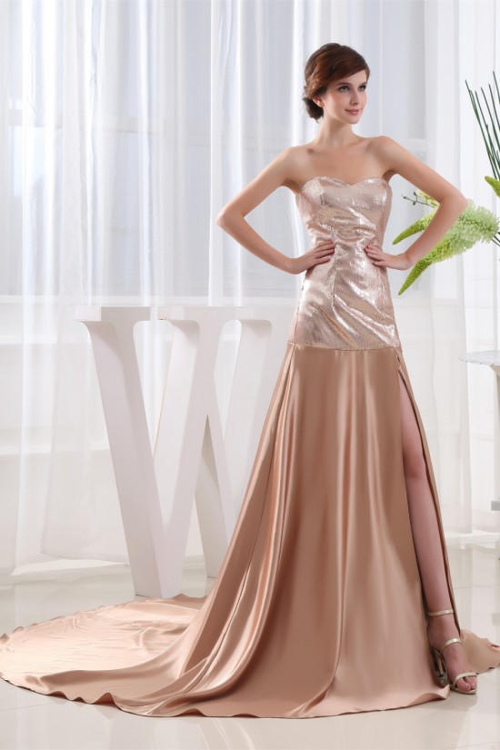 A-Line Sweetheart Sleeveless Sequins Mother of the Bride Dresses 2040100