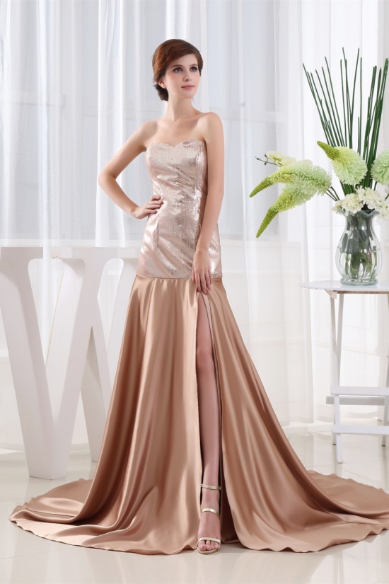 A-Line Sweetheart Sleeveless Sequins Mother of the Bride Dresses 2040100