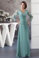 Sheath/Column 3/4 Sleeve Floor-Length Chiffon Lace Mother of the Bride Dresses 2040104 Sheath/Column 3/4 Sleeve Floor-Length Chiffon Lace Mother of the Bride Dresses 2040104