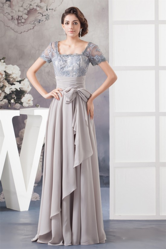 A-Line Square Beading Chiffon Lace Floor-Length Mother of the Bride Dresses 2040108 A-Line Square Beading Chiffon Lace Floor-Length Mother of the Bride Dresses 2040108