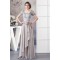 A-Line Square Beading Chiffon Lace Floor-Length Mother of the Bride Dresses 2040108