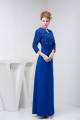 Sheath/Column Chiffon Floor-Length Beading Mother of the Bride Dresses 2040119