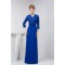 Sheath/Column Chiffon Floor-Length Beading Mother of the Bride Dresses 2040119