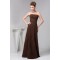 A-Line Strapless Long Chiffon Sleeveless Evening Mother of the Bride Dresses 2040122