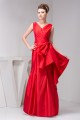 Floor-Length V-Neck A-Line Bows Sleeveless Mother of the Bride Dresses 2040128