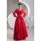 Pleats Floor-Length Scoop Chiffon Taffeta Mother of the Bride Dresses 2040139