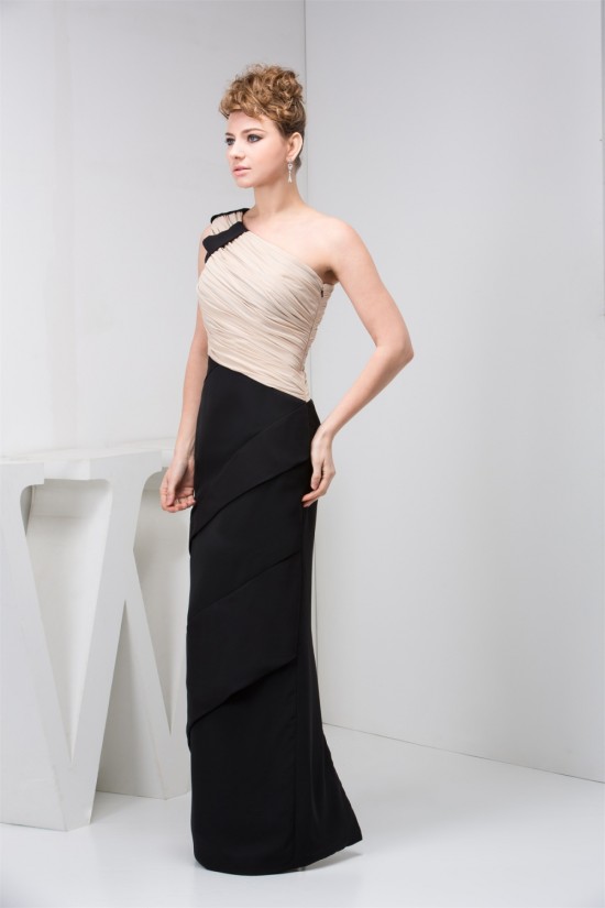 Sheath/Column Floor-Length Chiffon One-Shoulder Mother of the Bride Dresses 2040146 Sheath/Column Floor-Length Chiffon One-Shoulder Mother of the Bride Dresses 2040146