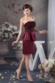 Short/Mini Satin Sheath/Column Sleeveless Beaded Mother of the Bride Dresses 2040151