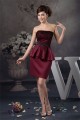 Short/Mini Satin Sheath/Column Sleeveless Beaded Mother of the Bride Dresses 2040151