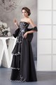 A-Line Beading Applique Strapless Long Black Mother of the Bride Dresses with A Wrap 2040154 A-Line Beading Applique Strapless Long Black Mother of the Bride Dresses with A Wrap 2040154