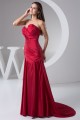 Sleeveless Sweetheart Pleats Taffeta Brush Sweep Train Mother of the Bride Dresses 2040156