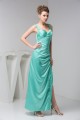 Spaghetti Straps Ruched Floor-Length Silk like Satin Mother of the Bride Dresses 2040157