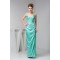 Spaghetti Straps Ruched Floor-Length Silk like Satin Mother of the Bride Dresses 2040157