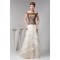 A-Line Off-the-Shoulder Straps Lace Organza Sleeveless Mother of the Bride Dresses 2040159