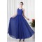 Ankle-Length A-Line Scalloped Ruffles Chiffon Mother of the Bride Dresses 2040164