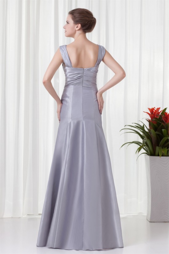 A-Line Taffeta Floor-Length Mother of the Bride Dresses with A Short Sleeve Jacket  2040169