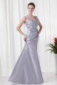 A-Line Taffeta Floor-Length Mother of the Bride Dresses with A Short Sleeve Jacket  2040169