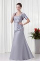 A-Line Taffeta Floor-Length Mother of the Bride Dresses with A Short Sleeve Jacket  2040169
